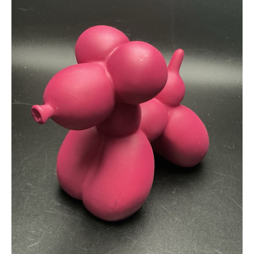 Fuchsia 4.5" Balloon Poodle‎ Figurine